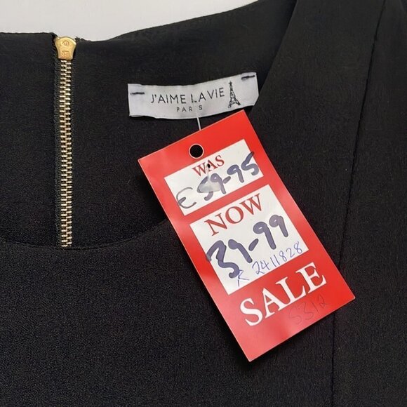 Jaime de Vie Long Sleeve Black Dress - Picture 8 of 12